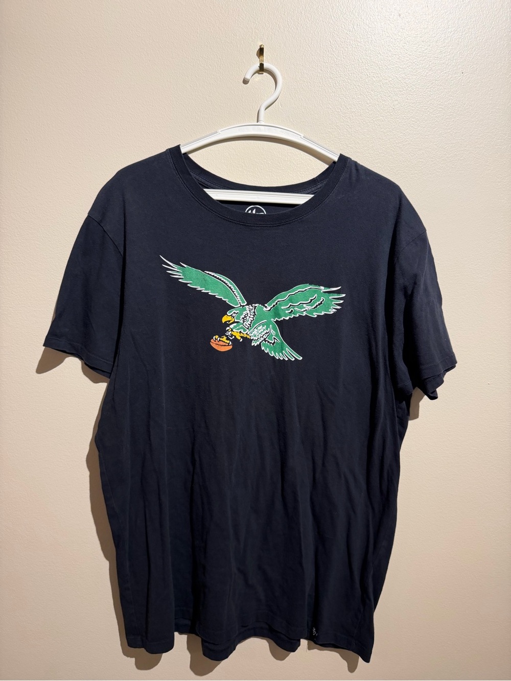 Philadelphia Eagles 47 Brand Blk Premier Franklin Short Sleeve Size‎ XL